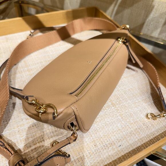 Tory Burch Thea Belt Bag Tan Crossbody Bag - Picture 3 of 14
